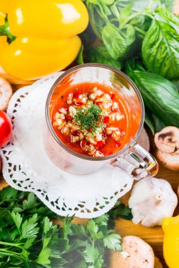 soğuk domates çorbası gaspaço
