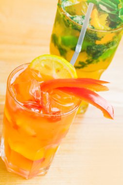 buz ve naneli limonata