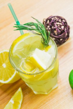 buz ve naneli limonata