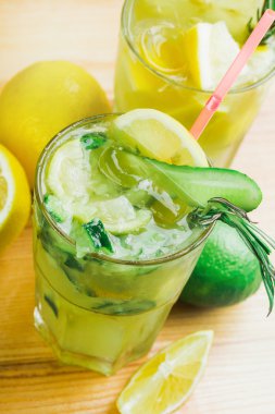 buz ve naneli limonata