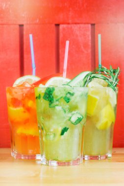 buz ve naneli limonata