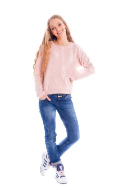 Genç casual kadın stil.