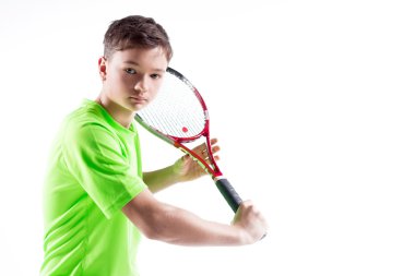 Bir adam tenis oyuncusu