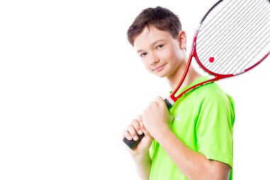 Bir adam tenis oyuncusu