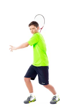 Bir adam tenis oyuncusu