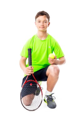 Bir adam tenis oyuncusu