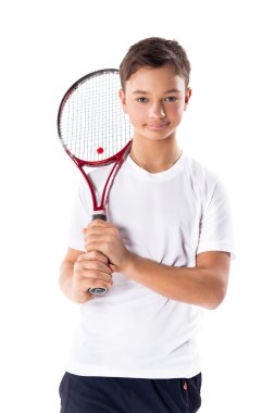 Bir adam tenis oyuncusu