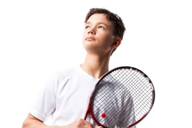 Bir adam tenis oyuncusu