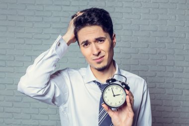 mutlu genç iş adamı portresi