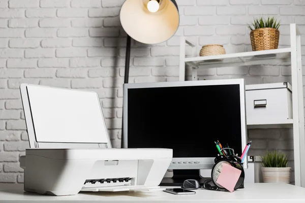 Laptop and printer