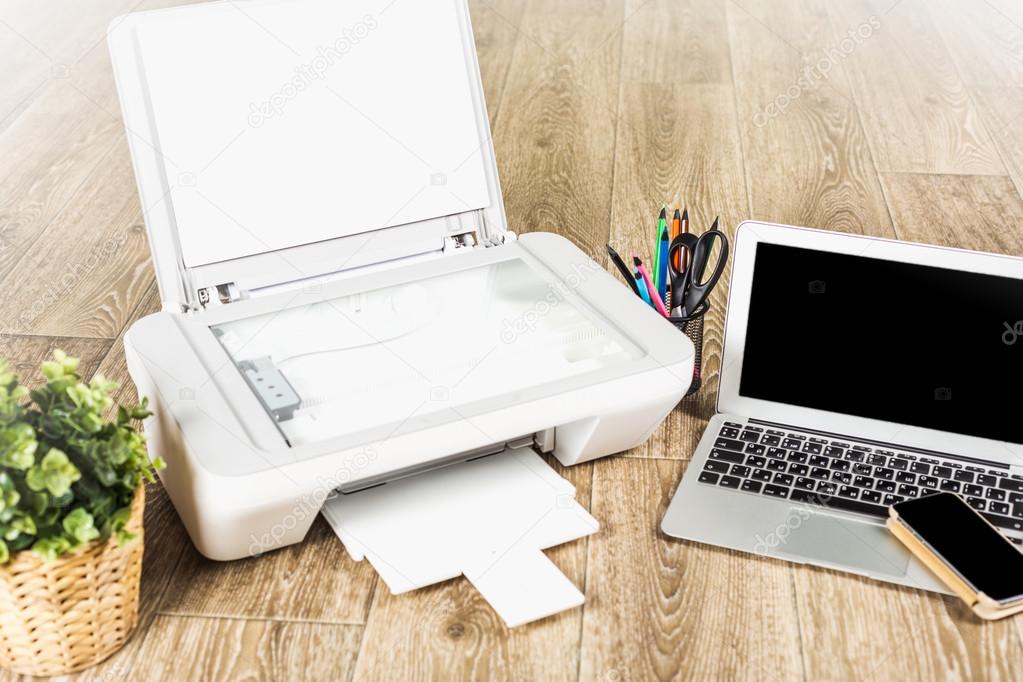 printer laptop