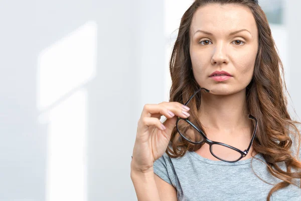 Brunette Successful woman — Stock Photo, Image