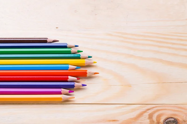 Lápices de colores aislados — Foto de Stock