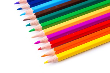 Renkli kalemler kapatın