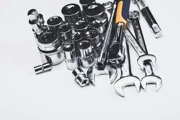 Muchas herramientas de metal — Foto de Stock