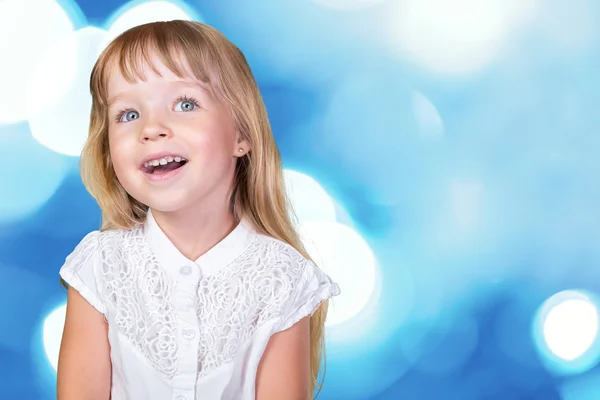 Happy little smilling girl — Stock Photo, Image