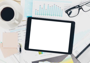 Ahşap masa ofis işyeri