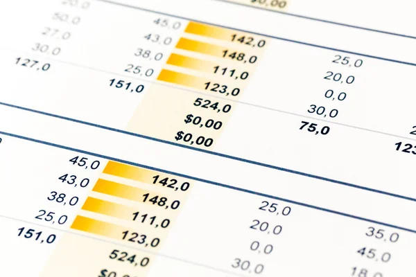 Informe Gráficos y Gráficos —  Fotos de Stock