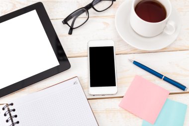 Not Defteri ile akıllı telefon.