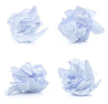 buruşuk kağıt topu