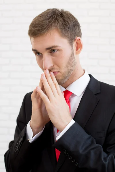 Portrait of a handsome businessman — Stock Photo, Image