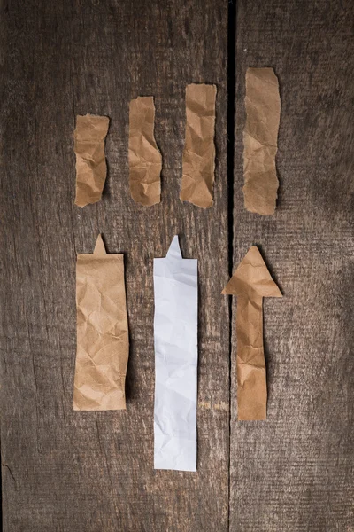Ανακυκλώστε το χαρτί σε σχήμα λόγου φούσκα — Φωτογραφία Αρχείου