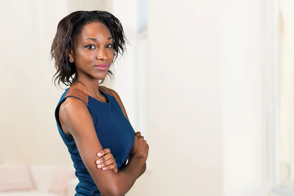 Beautiful African American businesswoman — Stock Photo, Image