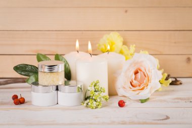 Güzel spa kompozisyonu