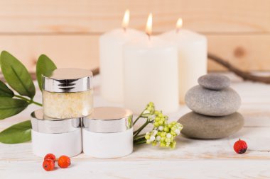 Güzel spa kompozisyonu