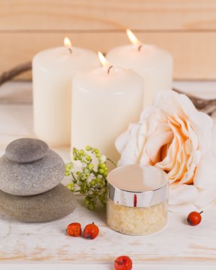 Güzel spa kompozisyonu