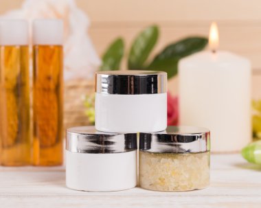 Güzel spa kompozisyonu