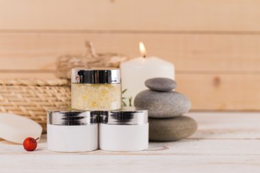 Güzel spa kompozisyonu