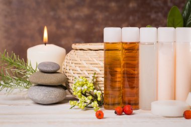 Güzel spa kompozisyonu