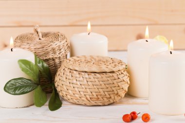 Güzel spa kompozisyonu