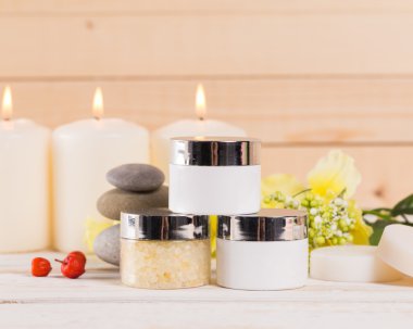 Güzel spa kompozisyonu