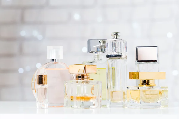 Selection of perfume bottles — Stock Photo, Image