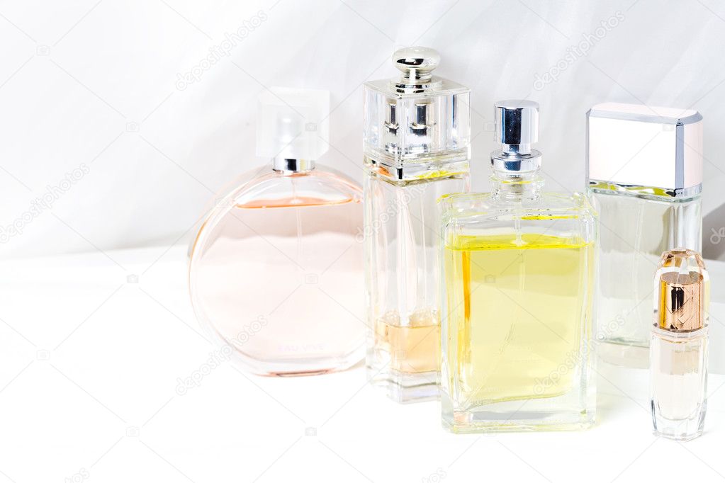selection of perfume bottles