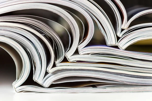 Stack of magazines. — Stock Photo, Image