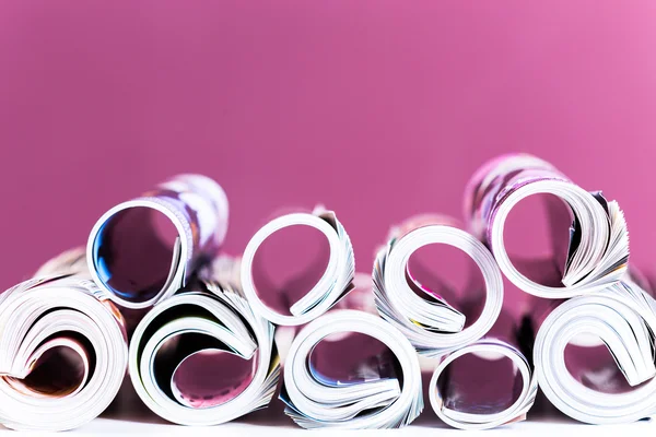 Stack of magazines — Stock Photo, Image