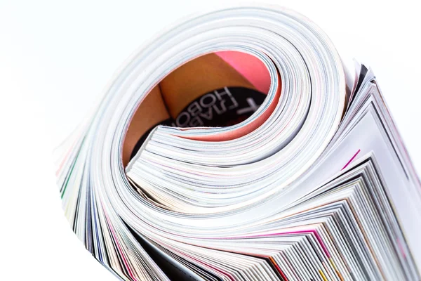 Stack av tidskrifter — Stockfoto
