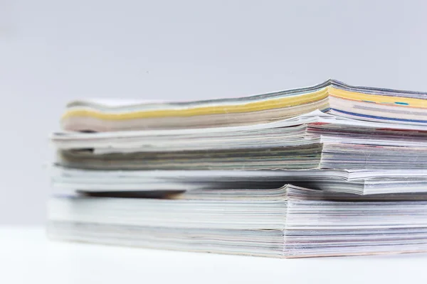 Stack of magazines — Stock Photo, Image