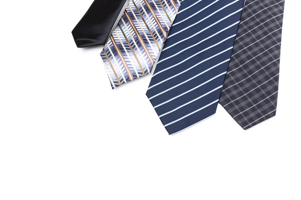 Краватки ізольовані — стокове фото