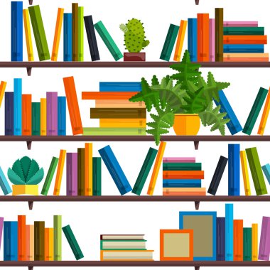 Düz çizgi renkli dikişsiz kitap beyaz izole desen