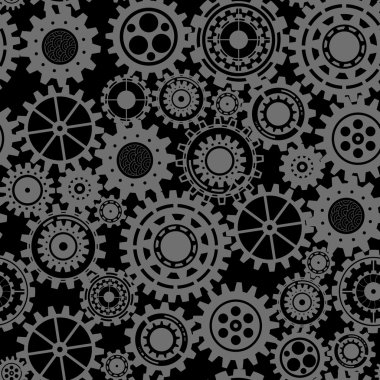 Soyut vektör SMM - siyah arka plan üzerinde sorunsuz vites