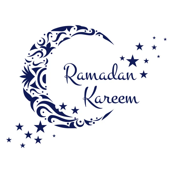 Feliz Ramadán Kareem, ilustración de fondo de saludo —  Fotos de Stock