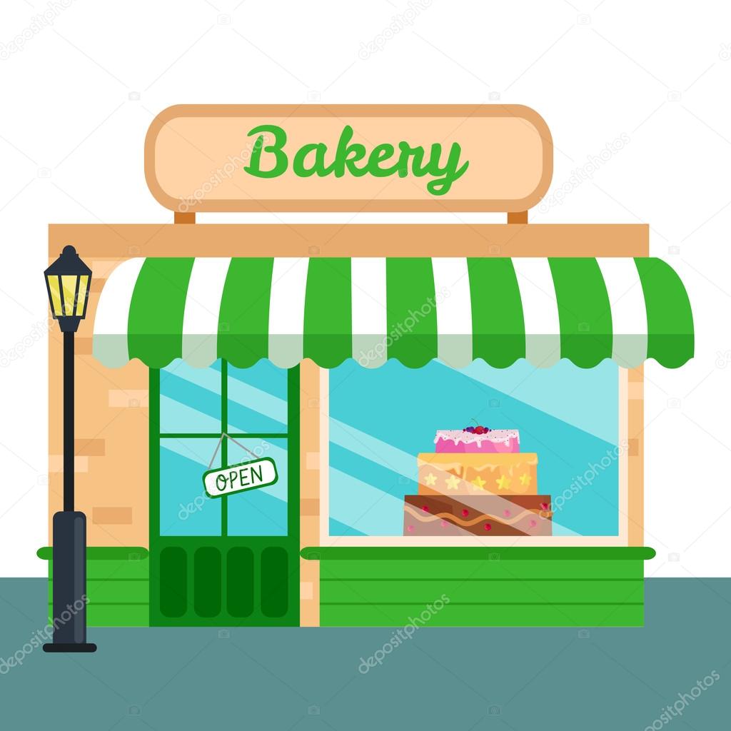 Bakery Shop, stores front icon flat style. Vector illustration Stock Vector Image by ©AnutaBerg #112174618 Bakery Shop, stores front icon flat style. Vector illustration Stock Vector Image by ©AnutaBerg #112174618