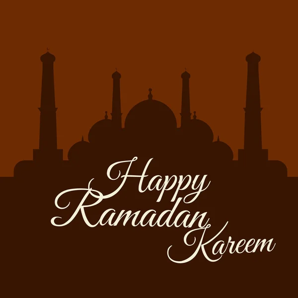 Gelukkig Ramadan Kareem, begroeting achtergrond afbeelding — Stockfoto