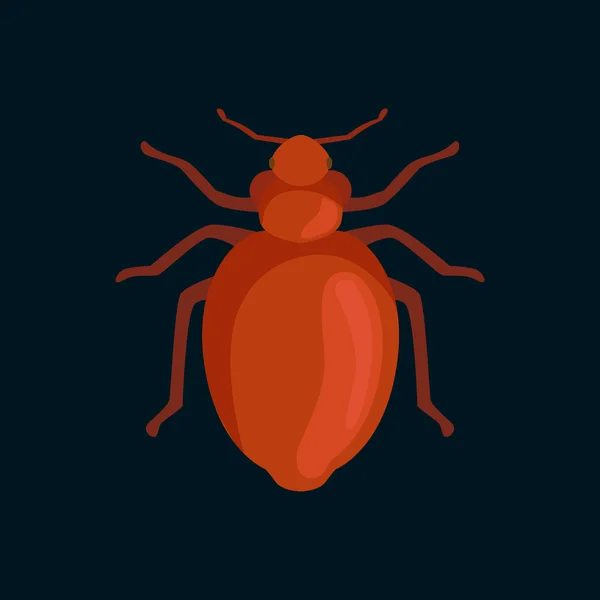 Concetto di controllo dei parassiti con disegno vettoriale piatto silhouette sterminatore insetti — Vettoriale Stock