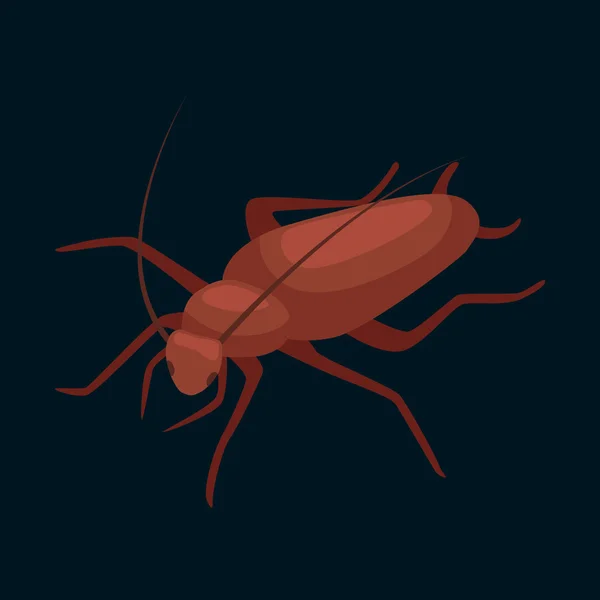 Concepto de control de plagas con insectos exterminador silueta plana vector ilustración — Archivo Imágenes Vectoriales