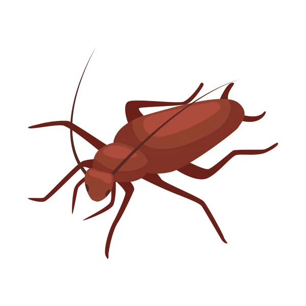 Conceito de controle de pragas com silhueta de exterminador de insetos ilustração vetorial plana — Vetor de Stock